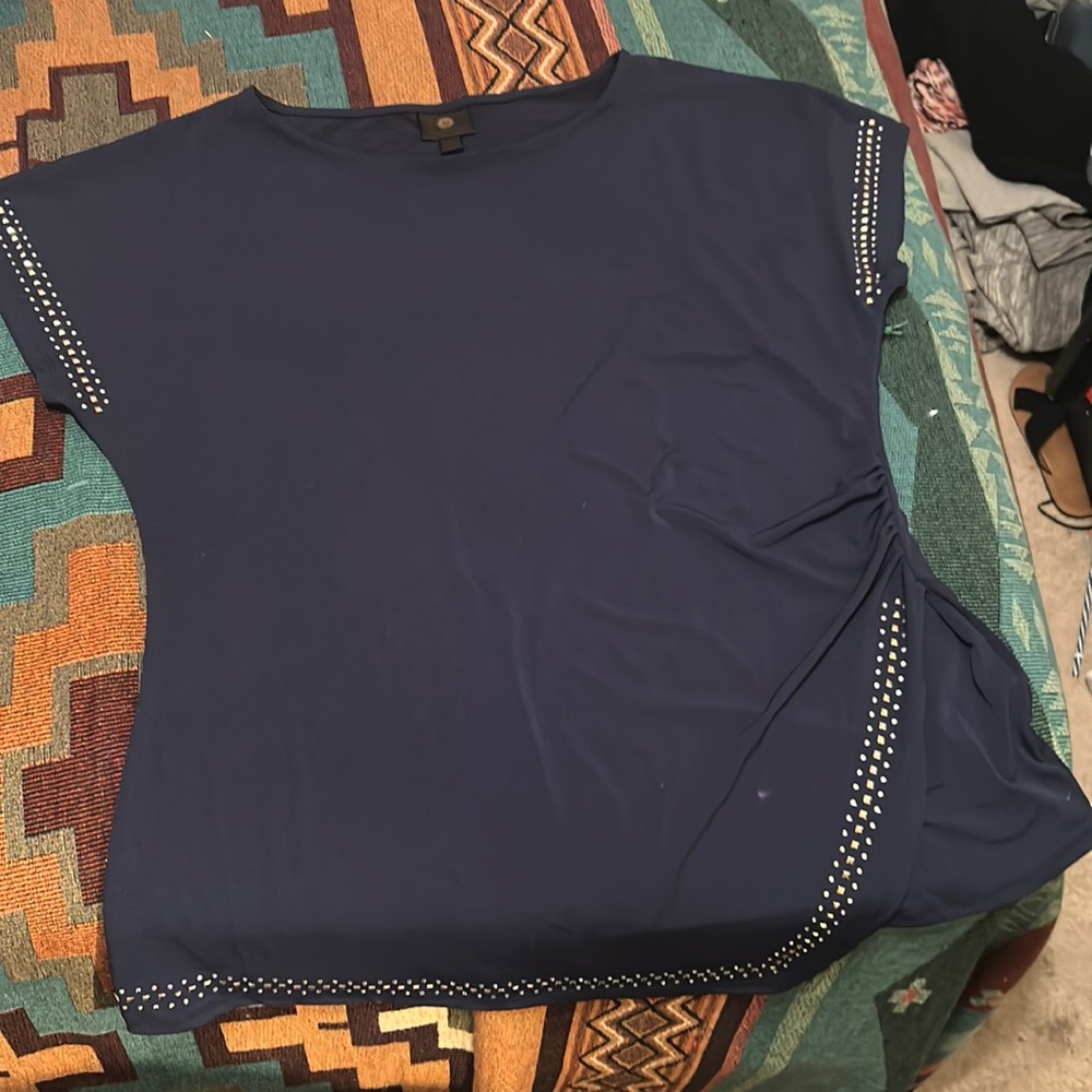 Navy blue blouse